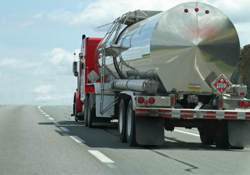 A semi tanker used for bulk transport in Wisconsin