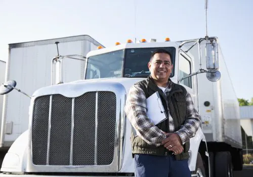 Proud owner operators working for Stoller Trucking