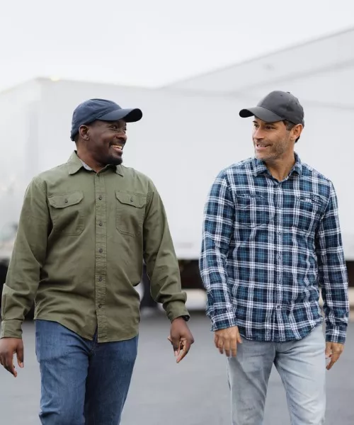 Trucking in different region, showcasing Stoller's reach.