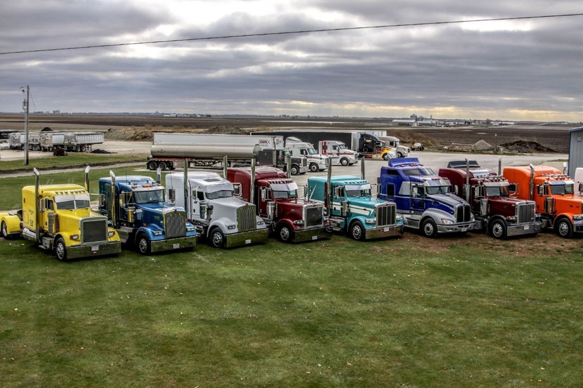 Ohio trucking company providing reliable dry van and tanker freight transportation